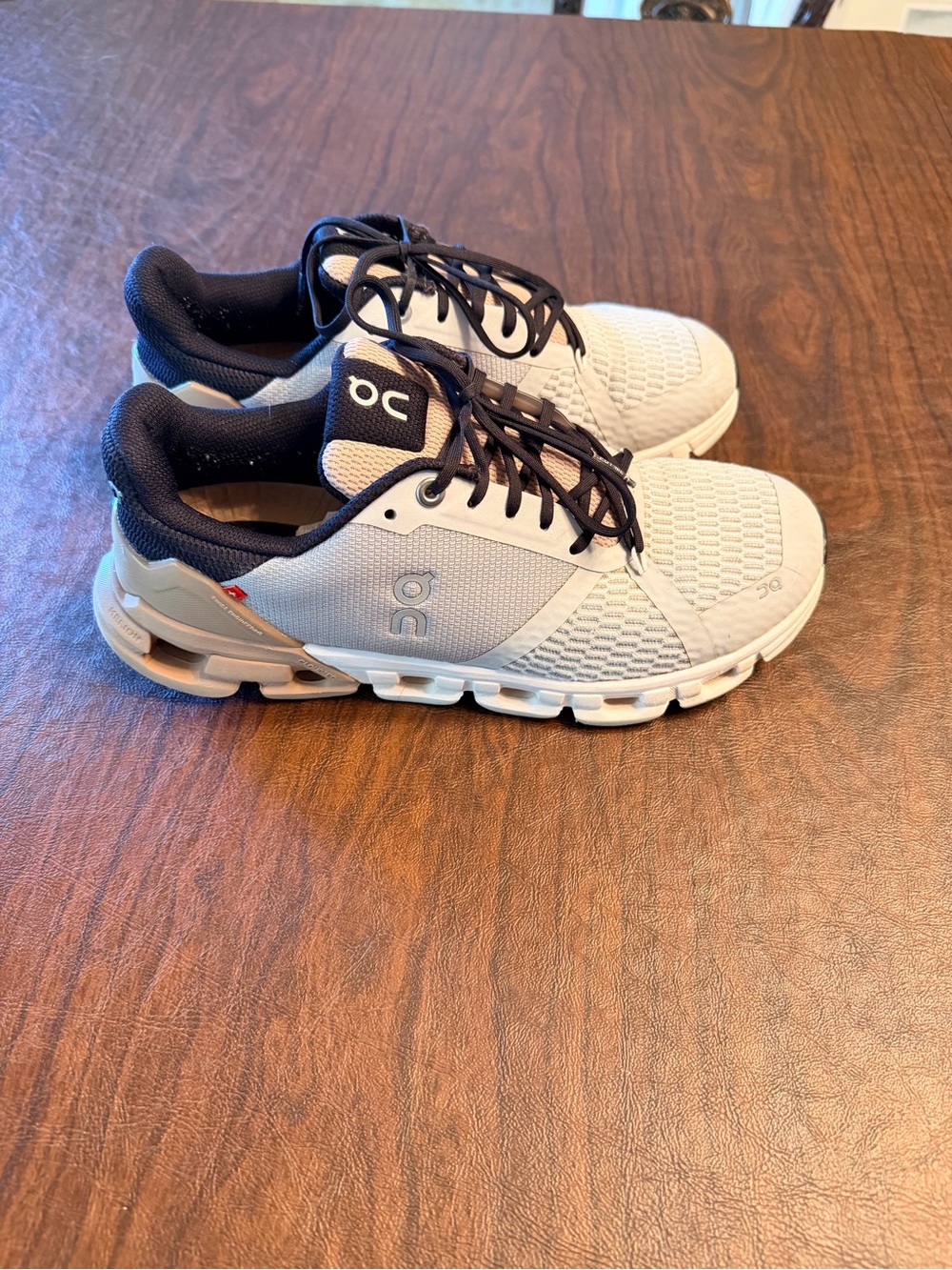 On Running Men's Athletic Shoes - White and Black